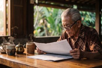 Một người đang thì thầm tâm sự trong không gian ấm cúng, tượng trưng cho việc muốn tâm sự không cần danh phận.